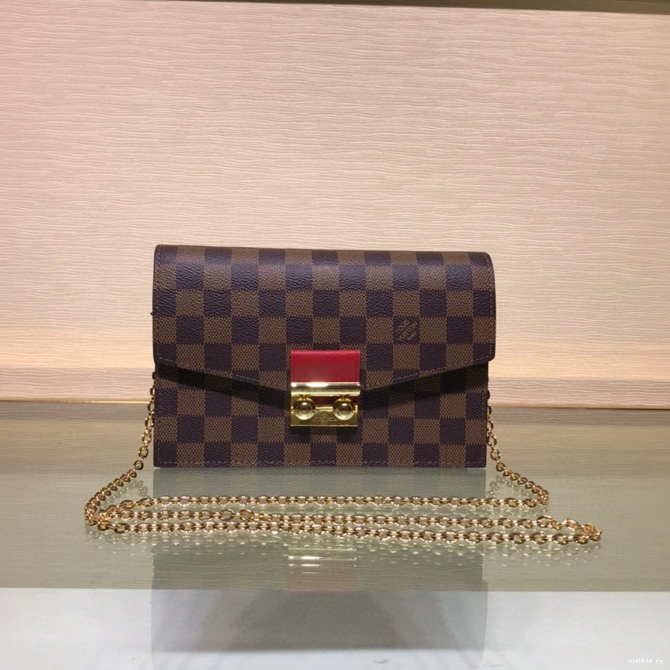 WIS WALLET CHAIN CROISETTE VUITTON LOUIS 1229